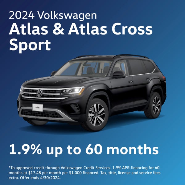 2024 Volkswagen Atlas and Atlas Cross Sport